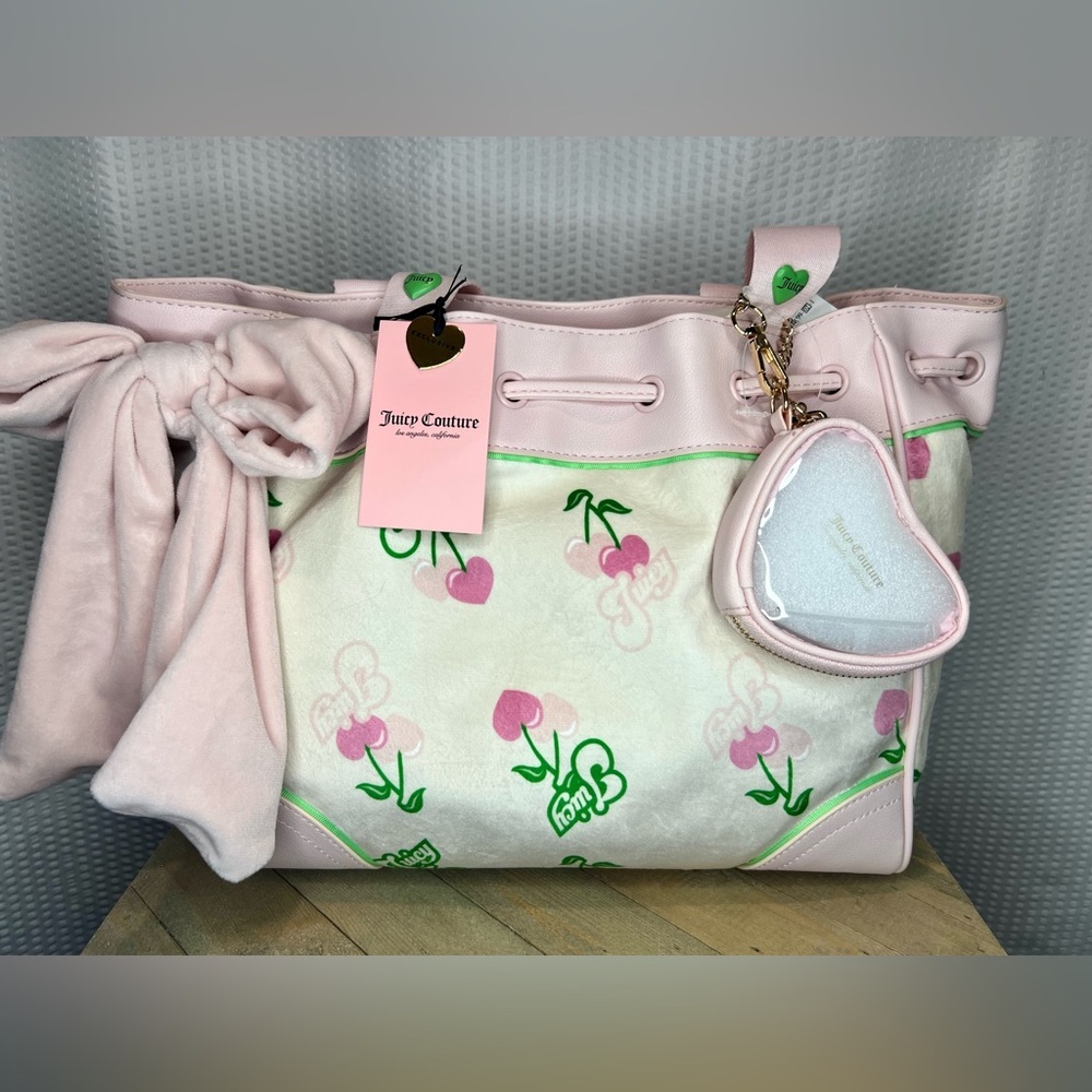 Juicy Couture Daydreamer Retro Cherry Gelato Print with Coin Pouch